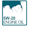 Motoröl in der Viskosität 5w-20